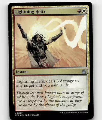 FOIL - MTG Lightning Helix 197 - Ravnica Remastered • $1.99