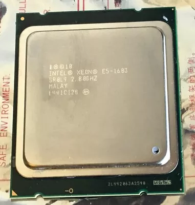Intel Xeon E5-1603 SR0L9 2.8GHz Quad Core 10M LGA-2011 Server CPU Processor 130W • $5