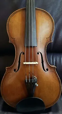 Amazing Beautiful French 4/4 Violin Labeled  Caspar Da Salo In Brescia 1584  • $4445