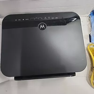 Motorola MD1600 VDSL2/ADSL2+ Modem And AC1600 WiFi Gigabit Router - Black • $39.99