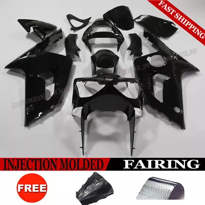 Black Fairing Kit For Kawasaki Ninja ZX6R ZX-6R 636 2003 2004 Injection Bodywork • $338.99