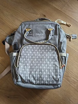 Baby Lion Backpack Style Baby Changing Bag - Grey • £2