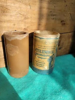 2 Minute Columbia Brown Wax Cylinder.  Japanese War March • $4