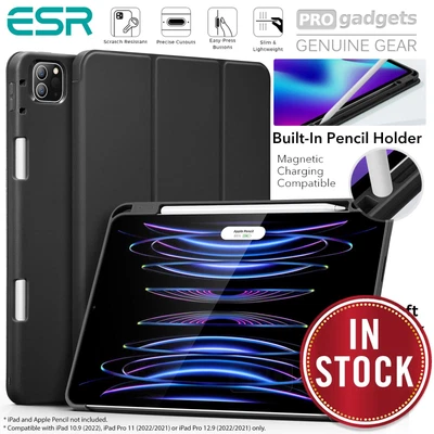 $44.99 • Buy For IPad Pro 11 12.9 2022 10.9 10th Gen Case ESR Rebound Pencil 360 Slot Cover