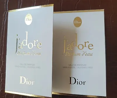 J'adore Parfum Deau Dior Carded Spray Sample 0.04 Fl Oz/1.2ml Lot Of 3X • $14