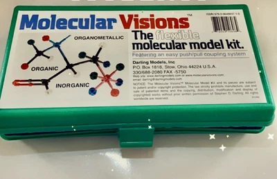 $10 • Buy Molecular Visions Flexible COMPLETE SET Model Kit Chemistry Study
