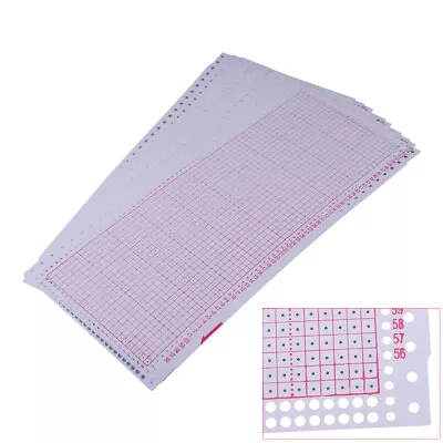 10pcs Blank Punch Card Fit For Brother Singer Knitting Machine KH891 KH892 • $20.09