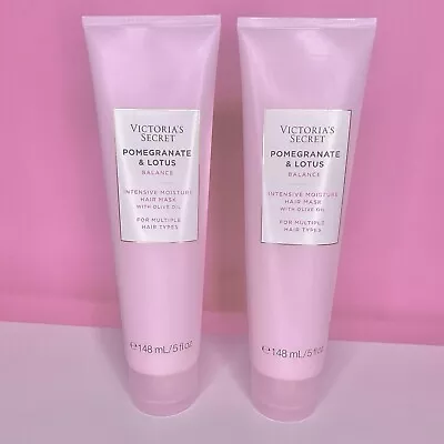 New VICTORIA SECRET POMEGRANATE & LOTUS INTENSIVE MOISTURE  HAIR MASKS Qty 2 • $17