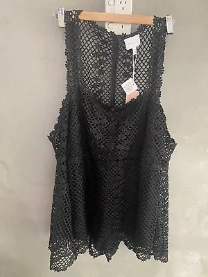 ALICE  McCall Follow Me PLAYSUIT  Black BNWT SZ 14  (H33 • $182