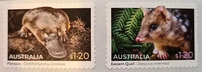 Australia - 2022 Native Animals  Complete Set Of 2 S/A EX Roll Stamps MNH • $2.95