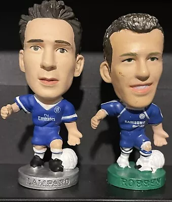 2 Figures: Lampard Chelsea FC Premier League Champion Corinthian Prostar Robben • £10