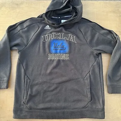 Adidas Climawarm UCLA Bruins Los Angeles Gray Hoodie Pullover Sweatshirt Size L • $15.99