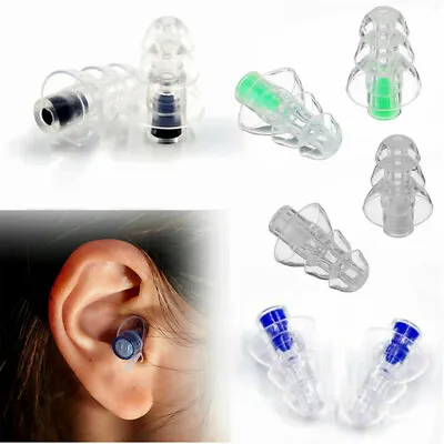 1 Pair Earplugs For Concerts Musicians Motorcycles Noise Cancelling Ear Plugs • $5.69