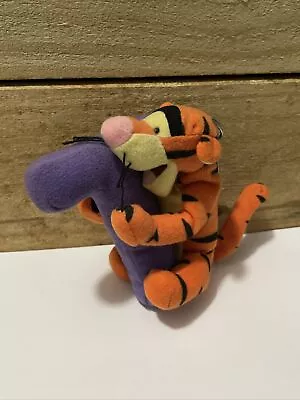 Tigger Plush 5” Keychain Hugging A T With Zippered Pocket • $14.99