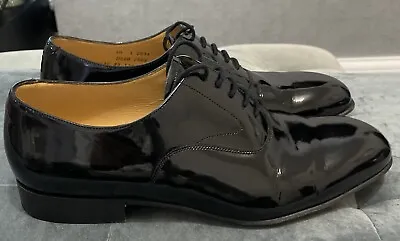 Genuine British Military Army Black Patent Leather Shoes Size 9 M Uniform Dress • £44.95