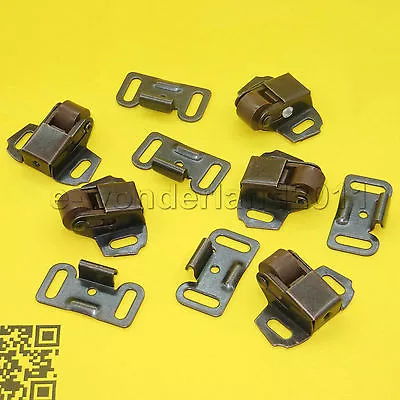 (5 Set ) Oil Rubbed Bronze Roller Catch Cabinet Door Latch For Closet / Pantry • $6.63