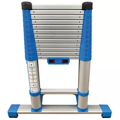 Zarges 40410 Compactstep L Telescopic Ladder & Stabiliser Bar 3.2m • £253.95