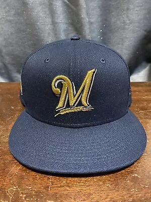 Milwaukee Brewers New Era 59Fifty Hat 7 1/4 • $9.99