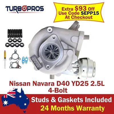 $620 • Buy Upgrade Billet Turbo Charger For Nissan Navara D40 YD25 2.5L