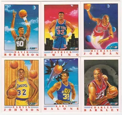 1991 Fleer Pro-Vision Basketball 6 Card Insert Set W/ Michael Jordan + More • $4.99