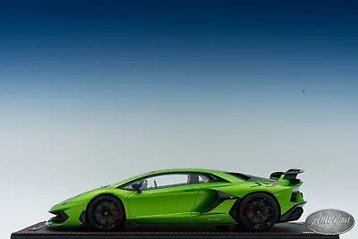 1/18 MR COLLECTION Lamborghini Aventador SVJ Coupe Matt Green 🤝OPEN FOR TRADE🤝 • $795