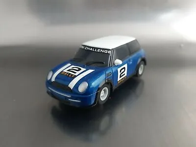 £13 • Buy Micro Scalextric Car Blue BMW Rally Mini Number 2 Mini Challenge Working 1:64