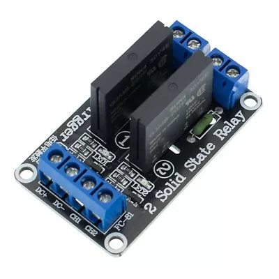 2 Channel SSR Solid State Relay Module For Arduino 5V 2A Low Level • $3.68