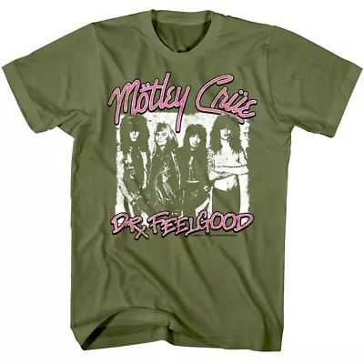 Motley Crue Dr Feelgood Photo Men's T-Shirt Album Rock Band Concert Tour Merch • $25.99