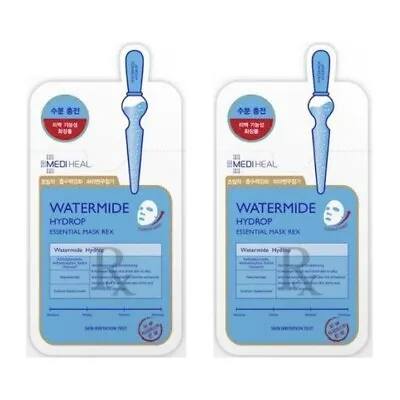 MEDIHEAL Watermide Hydrop Essential Mask Rex 2 Pcs • $9.90