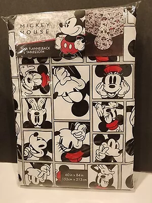 Disney  MIckey & Friends  Peva Flannel Back Tablecloth 60  X 84  • $24.88