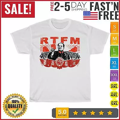 Vintage Chairman Mao RTFM Roy Vintage T Shirt Men Fashion 2023 Women T Shirt NEW • $10.99