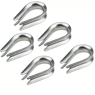 Favordrory 5 PCS M10 Stainless Steel Thimble For 3/8 Inch Diameter Wire Rope • $12.95