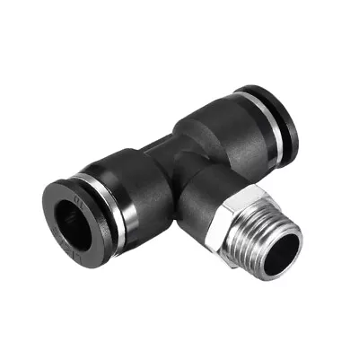 Push To Connect Fittings T Type Thread Tee 25/64 Or 15/32 Male Thread 2pcs • $7.07