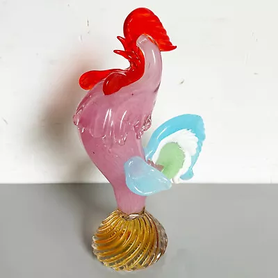 Vintage Hand Blown Murano Glass Rooster • $395