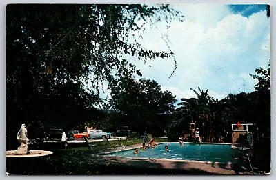 McAllen Texas~Hoover Paradise Court~Roadside Motel~1950s Postcard • $13