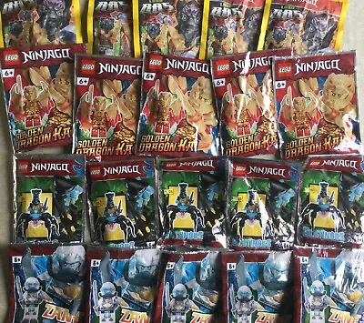 £35 • Buy Lego X 20 Ninjago Mini-figure Foil Bag Bundle Job Lot
