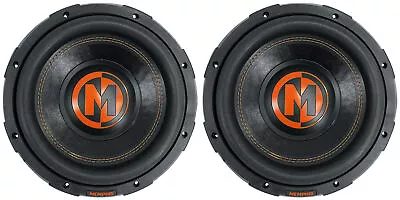 (2) Memphis Audio MJP1022 10  1500w MOJO Pro Car Audio Subwoofers DVC 2 Ohm Subs • $349.90