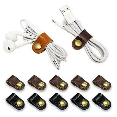 £3.47 • Buy 5PCS Cable Cord Organizer Wire Winder Clip Earphone Holder Wrap Management 67UK