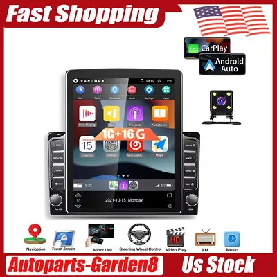 Carplay Car Stereo GPS Navi Radio Player 2Din Wifi +Camera New 9.7  Android 12.0 • $148