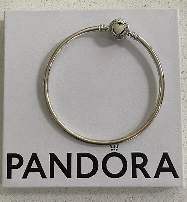 $85 • Buy Pandora Authentic Bracelet Bangle 19cm