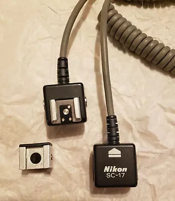 Nikon SC-17 TTL Sync Coiled Extension Cord Flash Accessory • $18.99