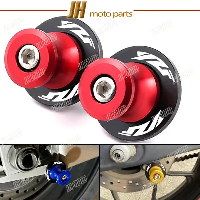 For Yamaha YZF R1 R3 R6 Motorcycle CNC Swing Arm Sliders Spools Stand Screws Red • $8.99