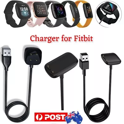 USB Charger Charging Cable For Fitbit Versa 4 3 Sense 2 Inspire 2 3 HR Ace 3 2 • $7.99