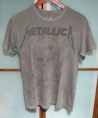 Metallica Bravado Grey Logo Skull Graphic Metal T-Shirt Shirt Tee Size Small S • $22.50