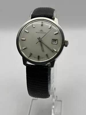 Vintage Sub-Sea MOVADO 298 RUNNING! 34mm FACTORY STRAP AND BUCKLE • $10.50