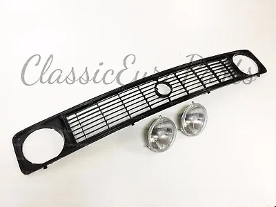 VW Volkswagen T25 T3 Vanagon Transporter Euro HEADLIGHT GRILL + Headlights Kit • $949.99