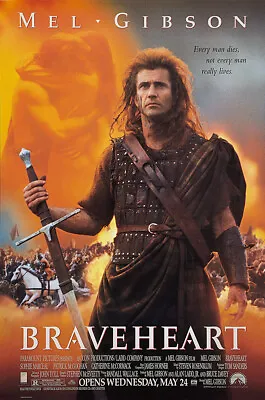 Braveheart Mel Gibson Movie Premium POSTER MADE IN USA - PRM126 • $18.48