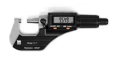 WEN 10725 Standard And Metric Digital Micrometer With 0 To 1-Inch Range • $42.76