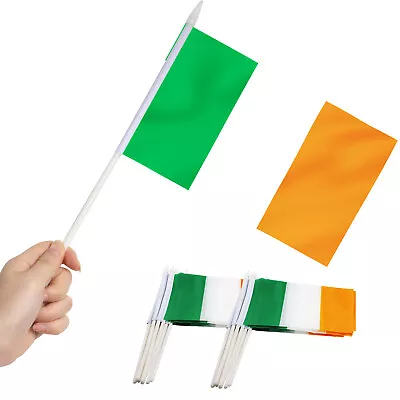 Anley Ireland Mini Flag 12 Pack - Hand Held Small Miniature Ireland Flags • $8.55