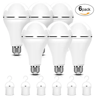 6Pack 9W E27 Emergency Bulb Rechargeable LED Light With Battery Backup LED Bulb • $35.99